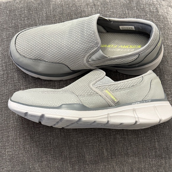 Skechers Men's Light Gray Slip-On Loafers - Picture 5 of 13